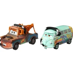 Cars de Disney y Pixar Duo Pack Vehículos de Juguete Mate y Fillmore