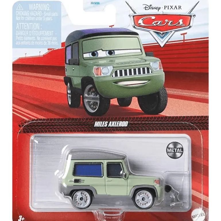 Cars de Disney y Pixar Vehículo de Juguete Miles Axlerod