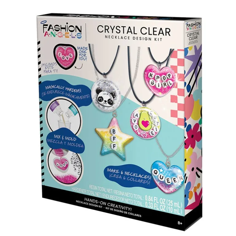 Crayola Kit de Diseño de Dijes de Cristal Fashion Angels