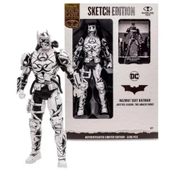 DC McFarlane Figura de Colección Gold Label Hazmat Suit Batman, Sketch Edition