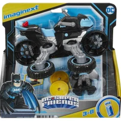 DC Súper Amigos Imaginext BatiMoto con Figura de Batman