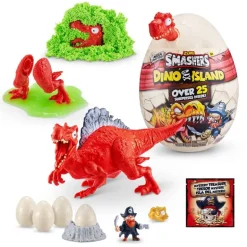 Dinosaurio Huevo Sorpresa con 2 Figuras Dinosaurio vs Pirata
