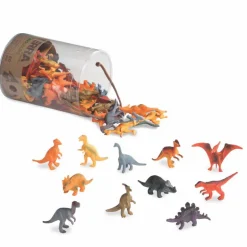 Dinosaurios bote con 60 Dinosaurios