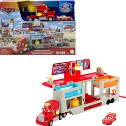 Disney Pixar Cars Set Trailer Mack Color Changers