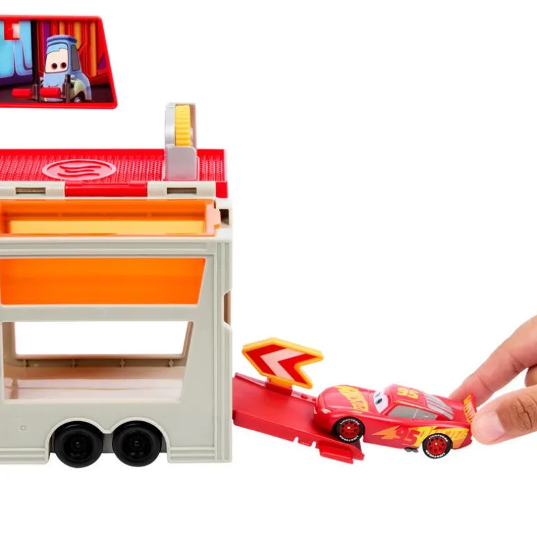 Disney Pixar Cars Set Trailer Mack Color Changers