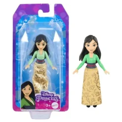 Disney Princesa Muñeca Mini Mulán 9cm para niñas HPL55