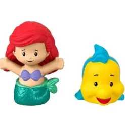 Disney Princesas La Sirenita Little People 2 Pack con Ariel y Flanders