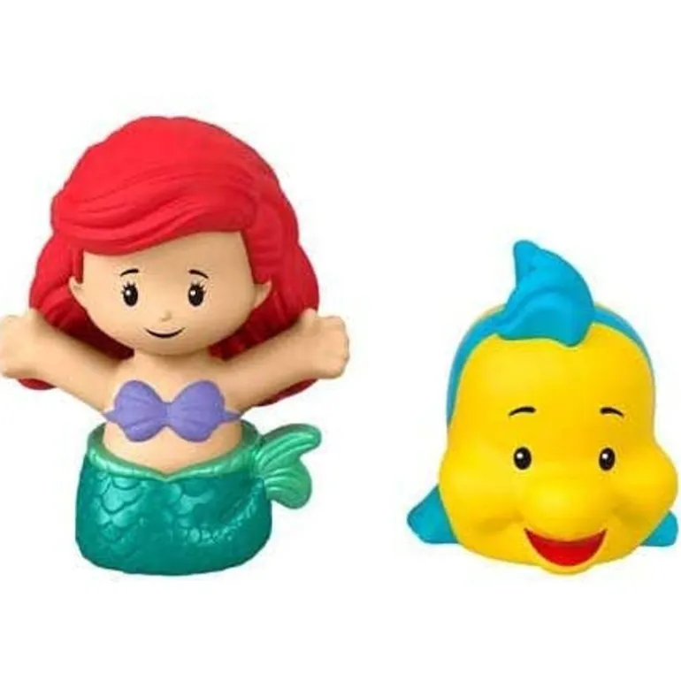 Disney Princesas La Sirenita Little People 2 Pack con Ariel y Flanders