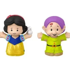 Disney Princesas Little People 2 Pack con Blanca Nieves y Tontín