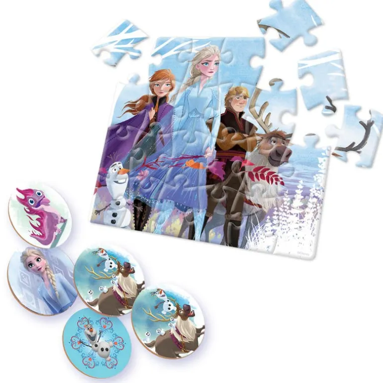Disney Rompecabezas de Frozen 2 en 1 de Fotorama Juegos de Mesa