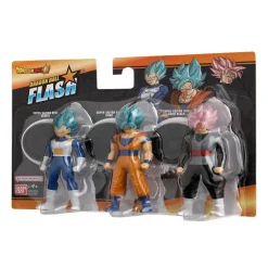 Dragon Ball 3 Pack Figuras de Acción Goku, Vegeta y Goku Malo