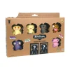 Fuggler collectible figures 8 pack Grin Yellow,Squidge Yellow,Alien Brown,Boogah Leopard,Squidge Purple,Mcgoo Lilac & 2 Surprise Fuggler FUG06000