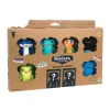 Fuggler collectible figures 8 pack Fox Blue,Mcgoo Blue,Grin Multi,Weirdo Black,Munch Green,McGoo Blue, & 2 Surprise Fuggler FUG06000