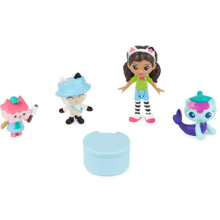 Gabby's Doll House Set de Juego de 4 Figuras y un Accesorio Sorpresa