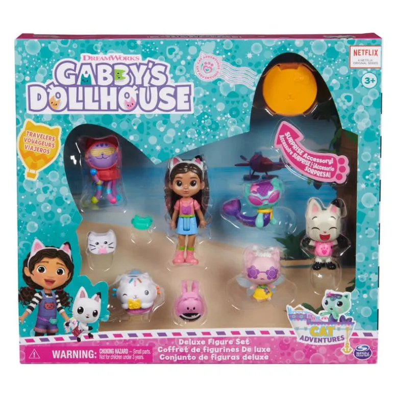Gabby's Doll House Set de Juego de 6 Figuras y un Accesorio Sorpresa