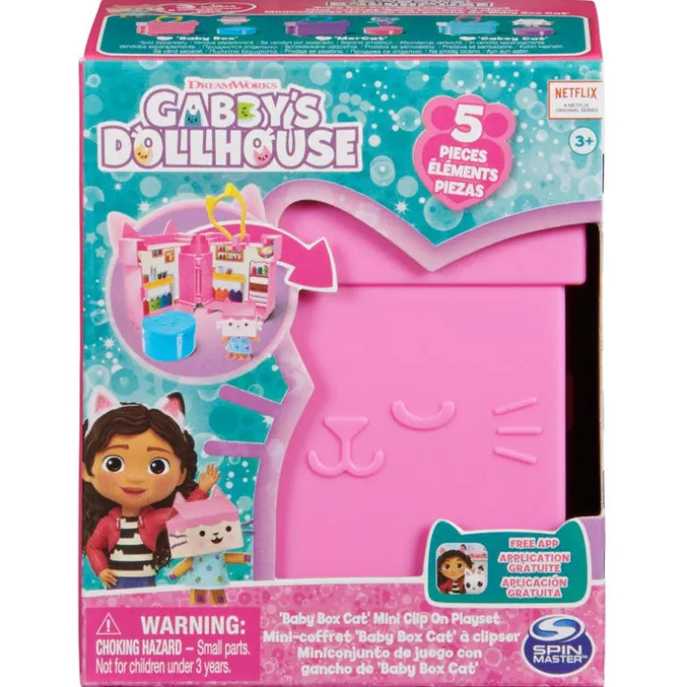 Gabby's Doll House Mini Set de Juego con Mascota Rosa