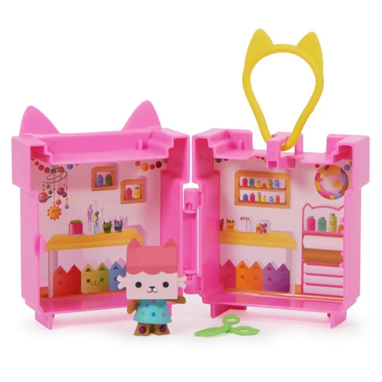 Gabby's Doll House Mini Set de Juego con Mascota Rosa