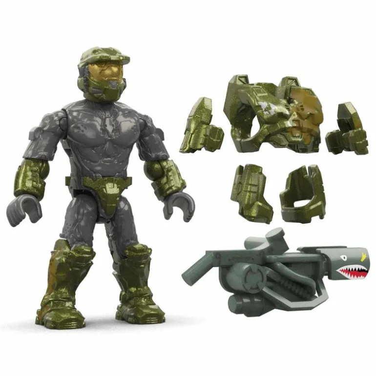 Halo Set Tiroteo en la Compuerta Mega Bloks con Mini Figuras