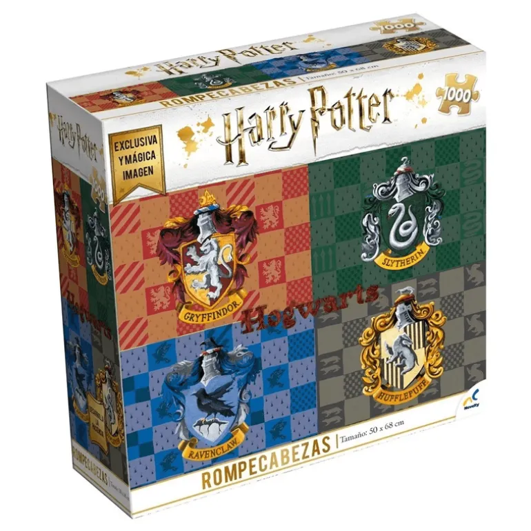 Harry Potter Rompecabezas Escudos de Casas de 1000 Piezas