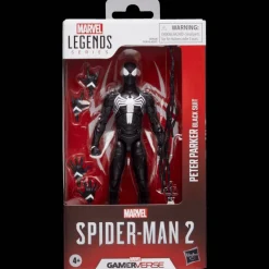 Hasbro Marvel Legends Series Spiderman 2 Peter Parker Black Suit G0834