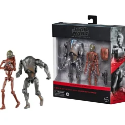 Hasbro Star Wars The Black Series, Star Wars: El Ataque De Los Clones, 2 Pack C3PO y Droid Bot F9222