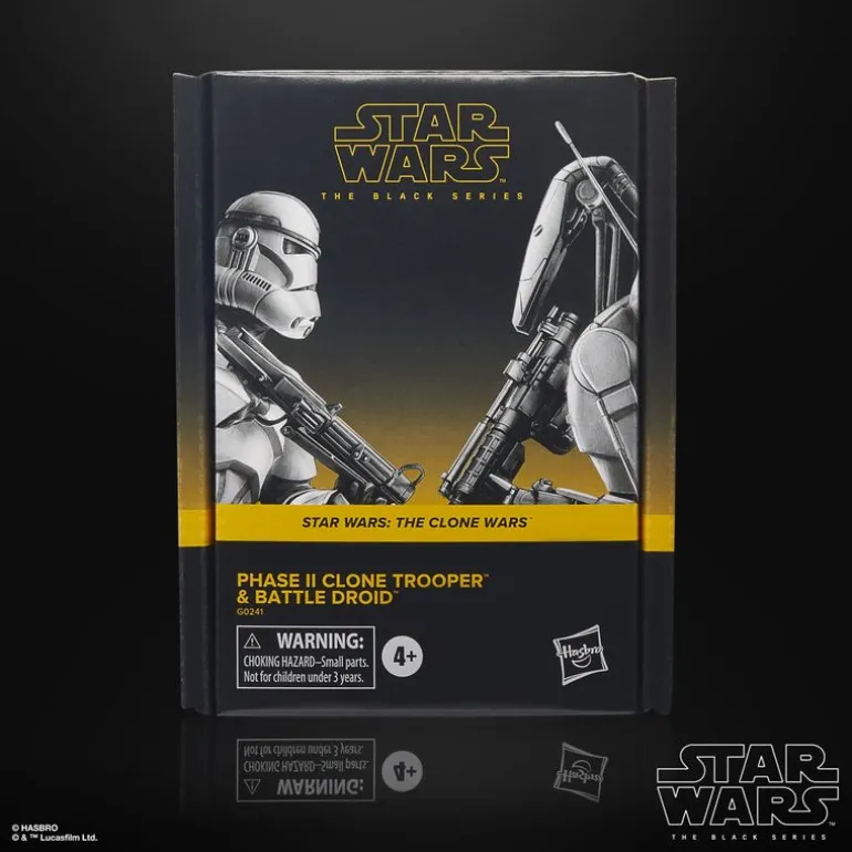Hasbro Star Wars The Black Series Clone Trooper y Battle Droid G0241