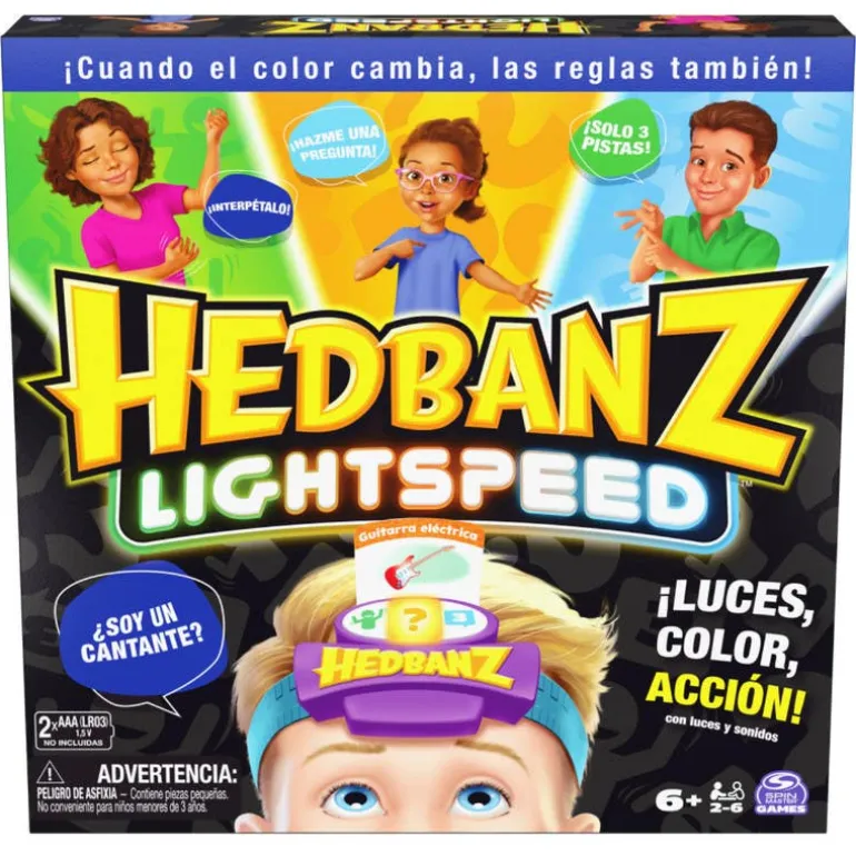 Hedbanz Lightspeed Juego de Mesa
