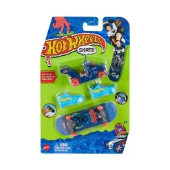 Hot Wheels 2 Pack Skate Patineta y Carro Azul