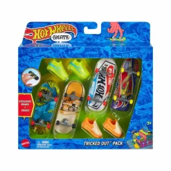 Hot Wheels 2 Pack Skate Patineta Sneakers Tony Hawk Dinosaurio