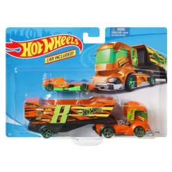 Hot Wheels Camión con Coche a Escala