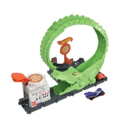 Hot Wheels City Ataque de Cocodrilo Incluye Carro