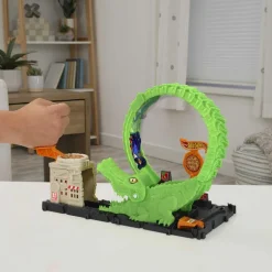 Hot Wheels City Ataque de Cocodrilo Incluye Carro