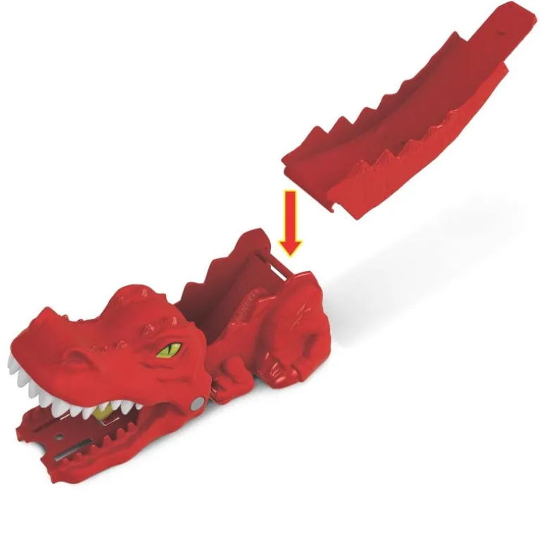 Hot Wheels City Lanzador Némesis Dinosaurio