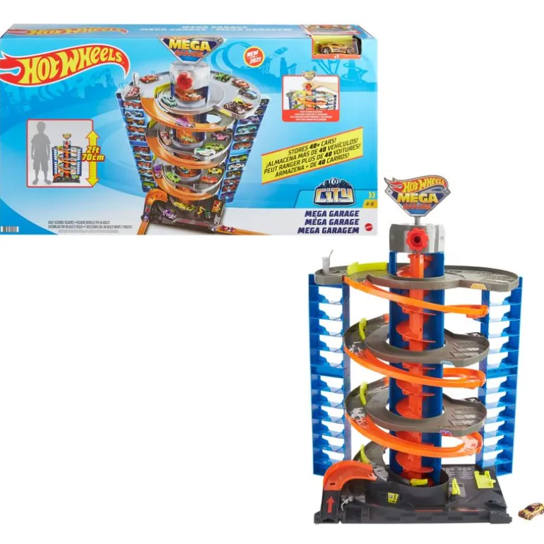 Hot Wheels City Mega Garaje para 60 Autos