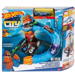 Hot Wheels City Némesis El Gorila ¡Arma tu Ciudad!