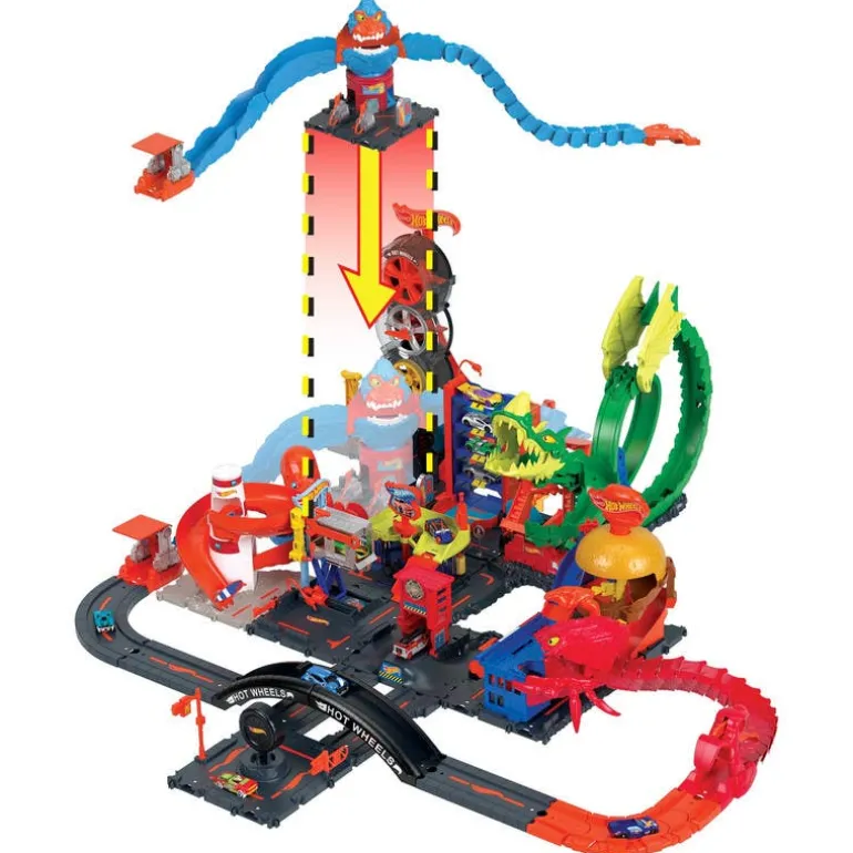 Hot Wheels City Némesis El Gorila ¡Arma tu Ciudad!
