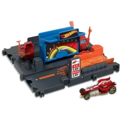 Hot Wheels City Pista Estación de Gasolina