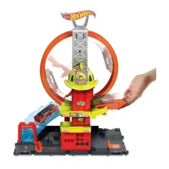Hot Wheels City Pista Súper Estación de Bombero HKX41