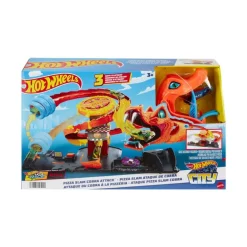 Hot Wheels City Set Ataque de Cobra vs Pizzería