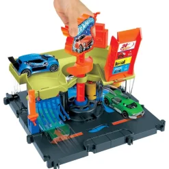 Hot Wheels City Set de Autolavado ¡Arma tu Ciudad!