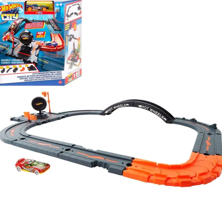 Hot Wheels City Set y Pista de Expansión ¡Arma tu Ciudad!