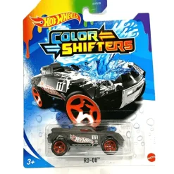 Hot Wheels Coche Color Shifters Cambia de Color RD-08 Negro