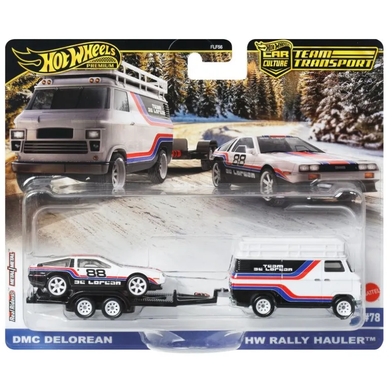 Hot Wheels Collector Auto Transportador DeLorean DMC12 FLF56