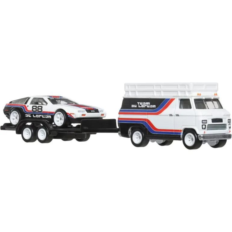 Hot Wheels Collector Auto Transportador DeLorean DMC12 FLF56