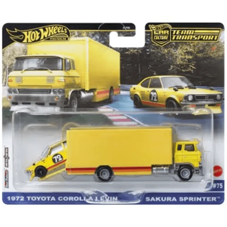Hot Wheels Collector Transportador 72 Toyota Corolla Levin FLF56