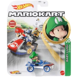 Hot Wheels Mario Kart Baby Luigi Sneeker