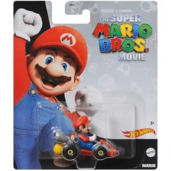 Hot Wheels Mario Kart Vehículo Mario Movie