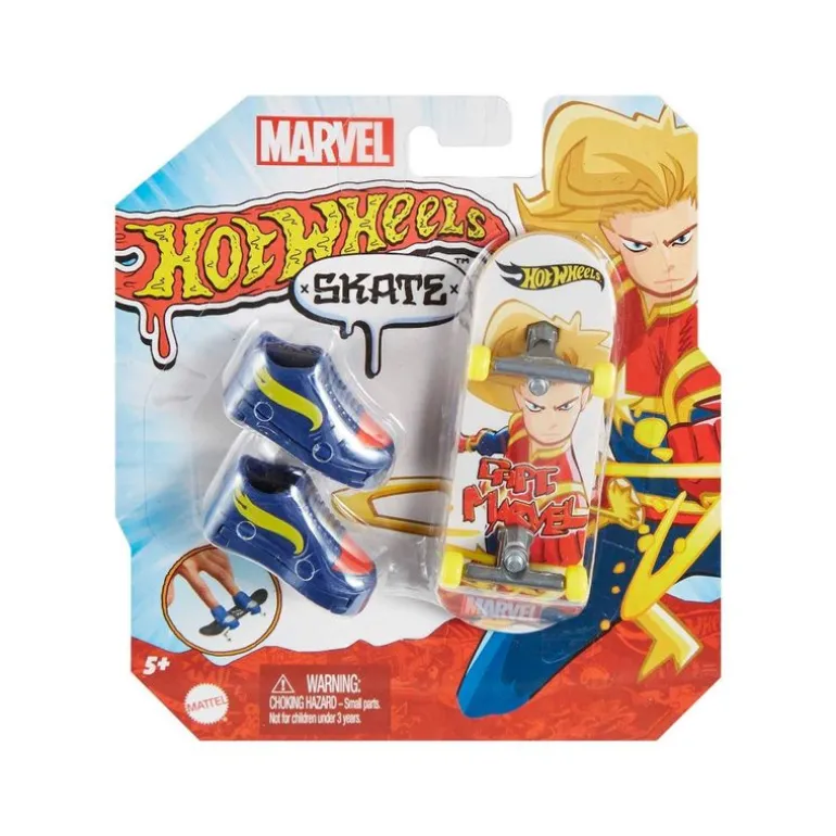 Hot Wheels Marvel Skate Fingerboard Capitana Marvel