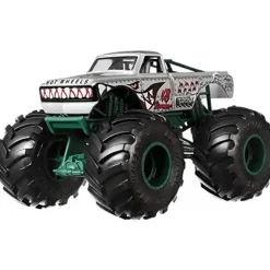 Hot Wheels Monster Truck V8 Bomber & Crushed Sedan