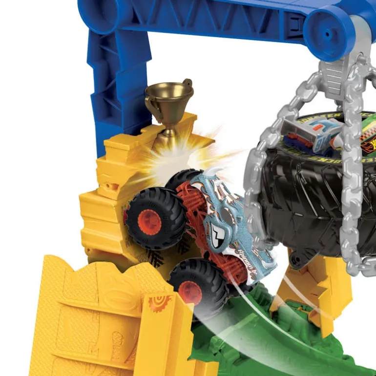 Hot Wheels Monster Truck Pista La Selva el Reto